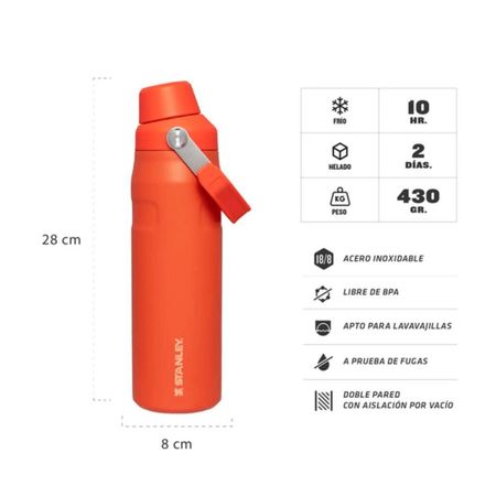 Botella Termica Stanley Original Acero Inoxidable Iceflow 710ML Tiggerly