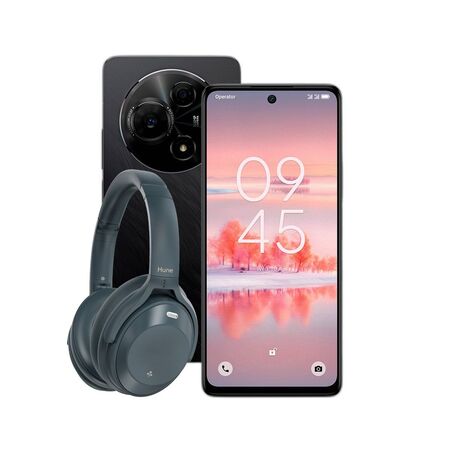 Combo TCL 60 NXTPAPER 8+512GB Dark Black + Auricular Vincha ANC Hune