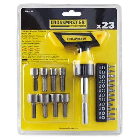 Destornillador Crossmaster Trinquete T 23 PCS