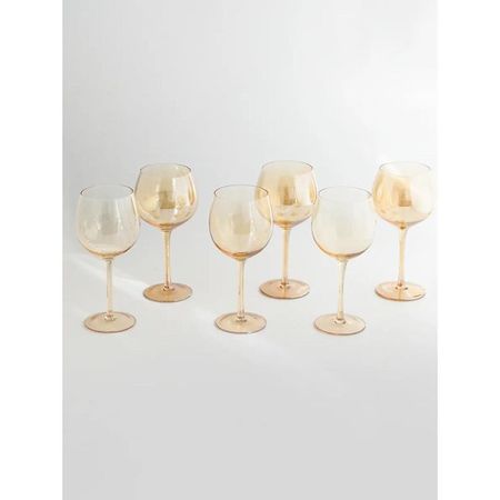 Set 6 copas de vino Blackly Bombe 575 ml