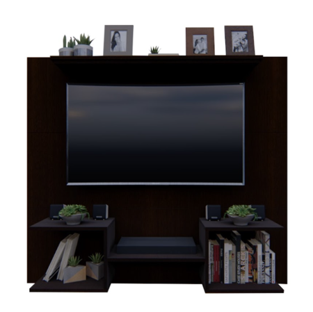 MURO DE TV FLOTANTE EMC WENGUE (MURO-W)