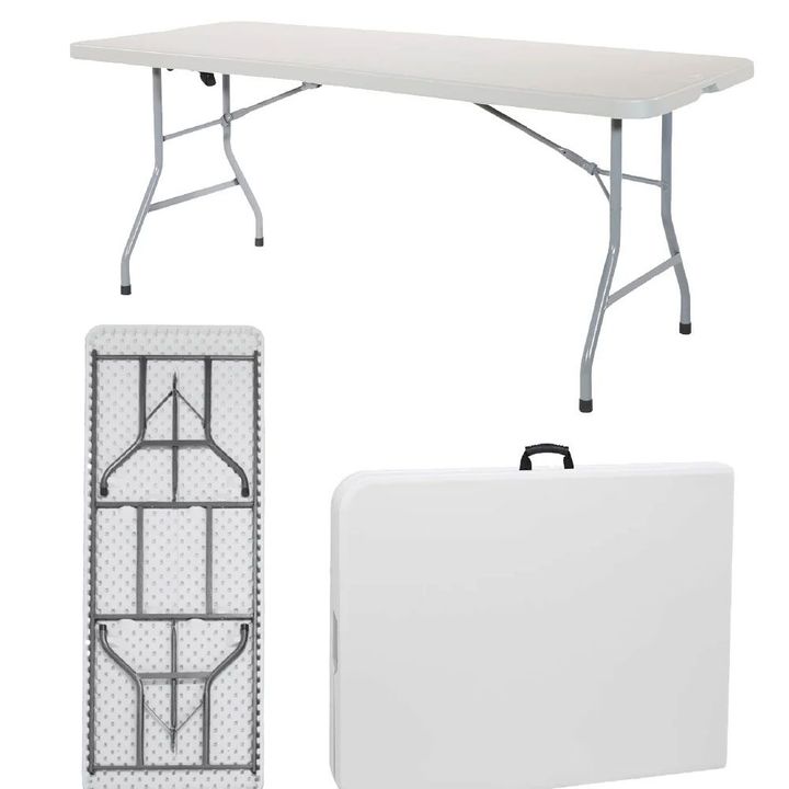 Mesa Picnic Plegable Blanca 1.80 Mts Garden Life - Vista 3