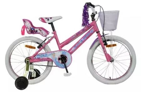 BICICLETA PASEO NENA R16 FIRE BIRD HONEY PORTA MUnECA COLOR FUCSIA