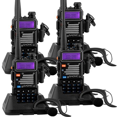 Handy Gadnic Wk1000us Kit x4 Bi-Banda 10w 128CH Hasta 12km