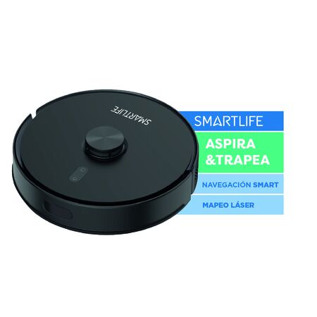 Aspiradora Robot Smartlife RVCL050 Laser Barre y Trapea