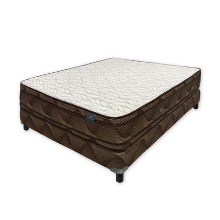 Sommier y Colchón Sueño Dorado Donatello 2 plazas 140x190 cm Espuma Alta Densidad