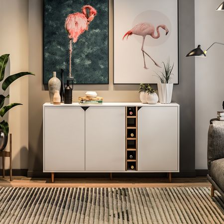 Aparador Comoda Mueble Vinos Recibidor MDF MDP Mix Match