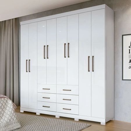 Placard Liverpool  Blanco  Puertas