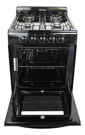 Cocina Multigas 4 Hornallas 56cm Florencia 5507 Negro