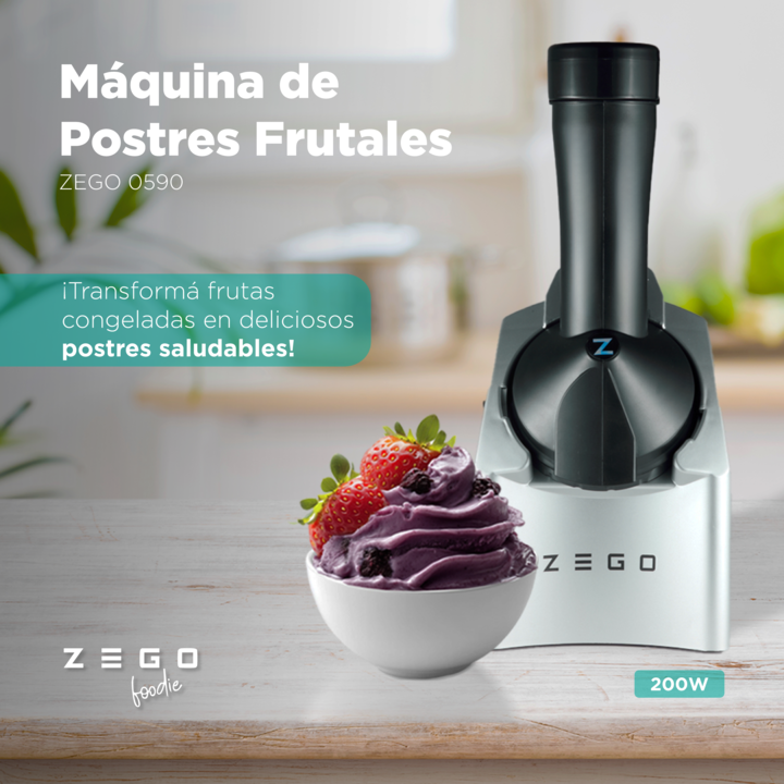 Maquina De Postres Frutales Fabrica De Helado Natural Zego - Vista 2