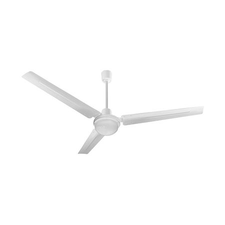 Ventilador de Techo Liliana Blanco 3 Palas Metal 140cm Luz Led