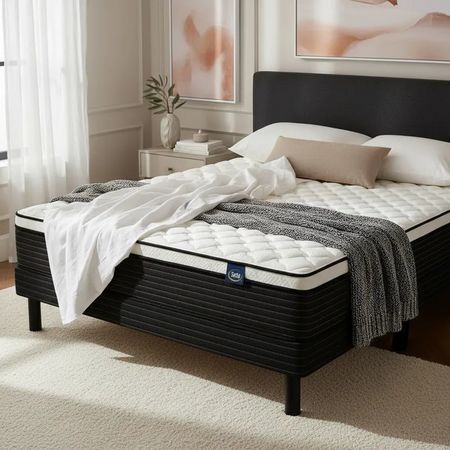Sommier Y Colchón Serta Detroit Euro 140x190 Resortes