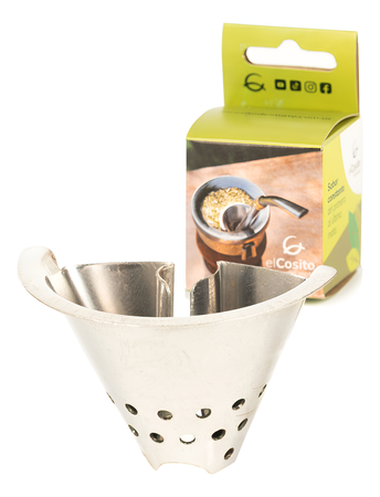 Accesorio Divisor De Hierba Cosito Del Mate Acero Inoxidable Plateado