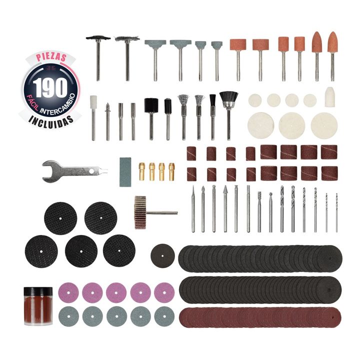 Minitorno Dowen Pagio Bateria 3.6V 190 pcs Pink Power - Vista 2