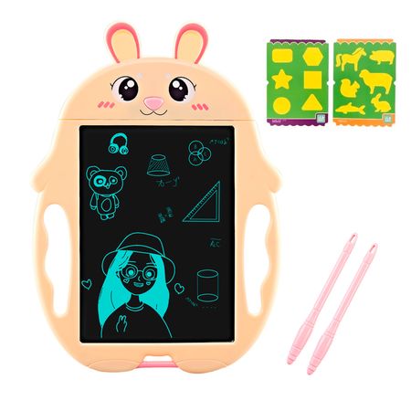 Pizarra Mágica Amarilla Gadnic Tableta Escritura Digital + Plantilla 