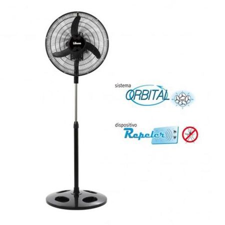 Ventilador Liliana VVPRN20 De Pie 20" 90W 3 Velocidades