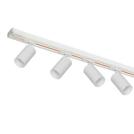 Riel 1 Mts 1 Efecto Con 4 Cabezales Biz Dicro Gu10 Apto Led