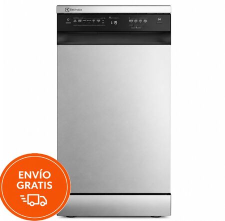 Lavavajillas Electrolux 10 Cubiertos con Programa Rápido y Modo ECO Acero Inoxidable LS10E