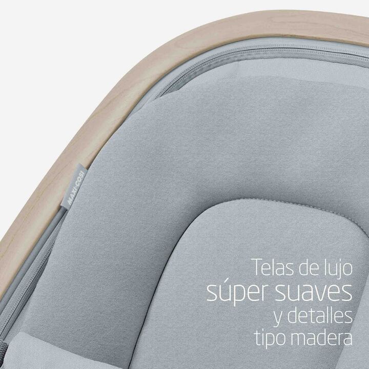SILLA MECEDORA KORI 2 EN 1 BEYOND GREY ECO MAXI COSI - Vista 6