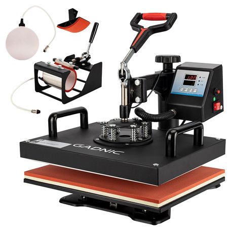 Máquina de Sublimado Estampado Gadnic MS2 Combinada Multifuncional 8 en 1