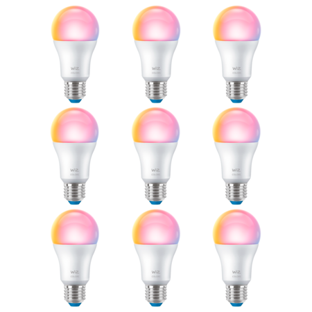 Lampara Led Inteligente Wiz Wifi Smart Color E27 Rgb x9 Un