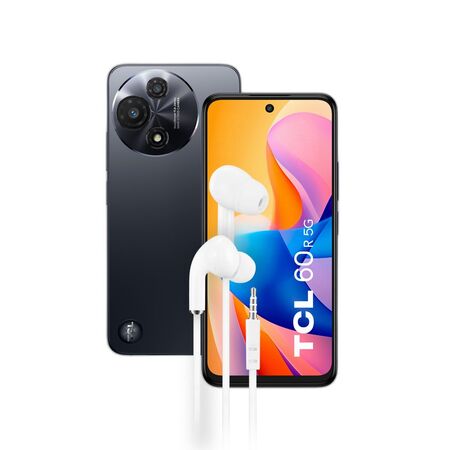 Combo TCL 60R 5G 8+128GB Space Gray + Auriculares Manos Libres Dekkin