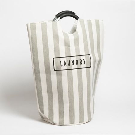 CESTO LAUNDRY RAYAS ANCHAS