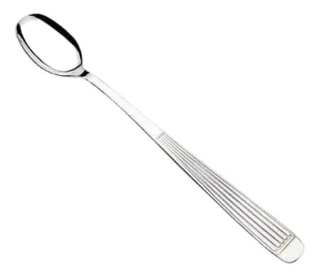 Cuchara Refresco Acero Inoxidable Lypsa Rayado Pack X12 Plateado