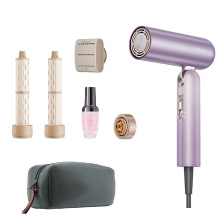 Secador De Pelo Dreame Pocket Ultra 1500W Plegable Violeta Con 3 Accesorios DRE-AHD52