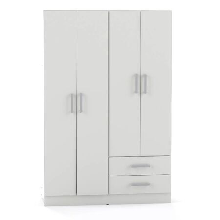 PLACARD NORDICA ORLANDI BL 3522 BAHIA - BLANCO, 4 PUERTAS, 2 CAJONES