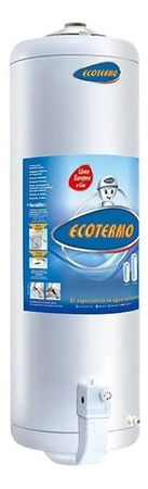 Termotanque A Gas De Carga Superior Ecotermo Le120 Color Blanco