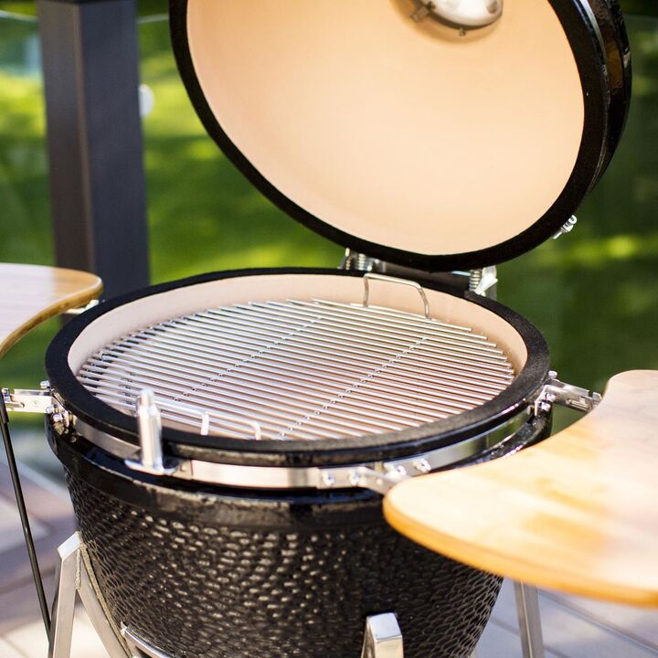 Kamado Argentino Asador Criollo 21" Negro - Vista 5
