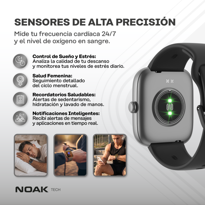 Smartwatch Noak M29 Plus 1.83TFT-LCD IP67 - Vista 4