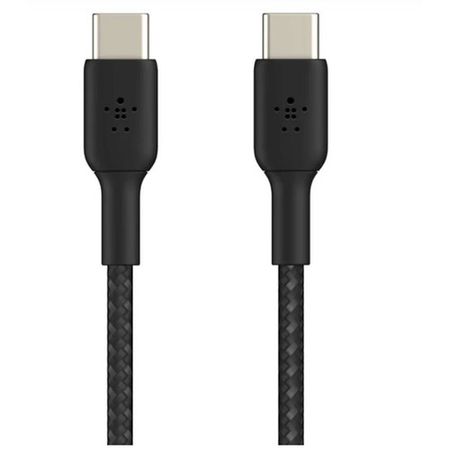 Cable Belkin Braided USB-C a USB-C 60W Cable 1M BK