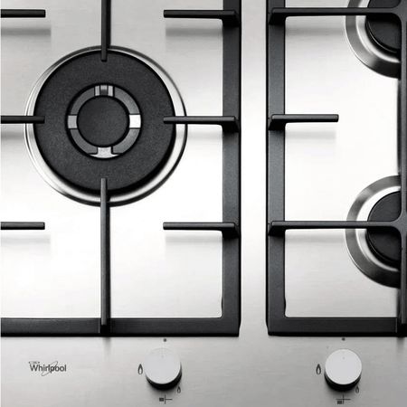 Anafe A Gas Whirlpool 86 CM Acero Gma9522x