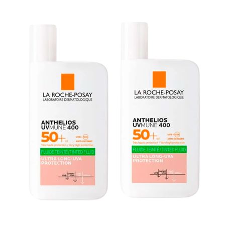 Protector Solar Anthelios Uv Mune 400 Oil Control Color X2