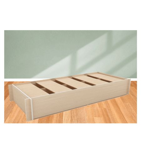 Cama 1 Plaza Encastrable Fiplasto Maple
