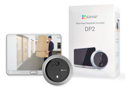 Portero Eléctrico Inalám. Ezviz Dp2 Cámara Visor Wifi 1080p