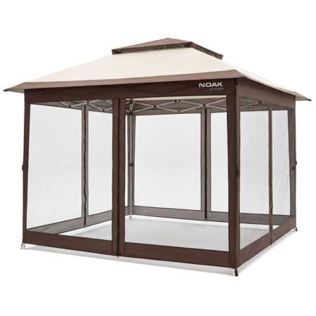 Gazebo 3x3 Metros NOAK Estructura de Acero Plegable con Mosquitero