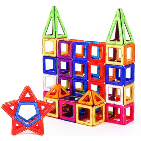 Bloques De Construcción MAGT4K Para Crear Juguetes 208 Piezas 