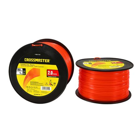 Tanza Monofilamento Cuadrada Crossmaster 2,0mm x 1Kg