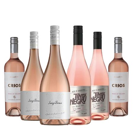 Set Vinos Rosados Seleccion I x 6 Con Estuche