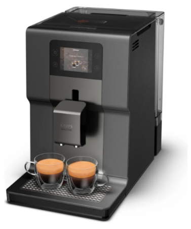 Cafetera Krups Intuition Preference Touch EA875 Cafetera Super Automática Gris