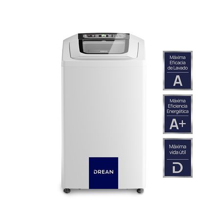 Lavarropas Carga Superior 6,5 Kg Blanco Drean CONCEPT NEO FUZZY 658 B