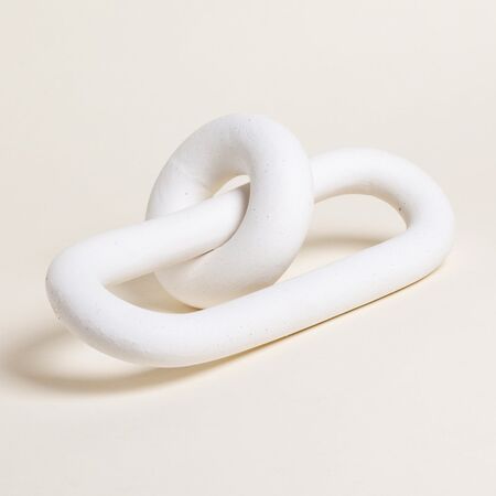 Cadena 2 eslabones Jhari White