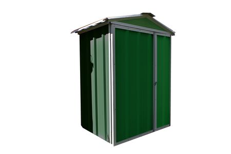 Armario Deposito Galpon de jardin Casi 150x1x2 Verde DON ACERO