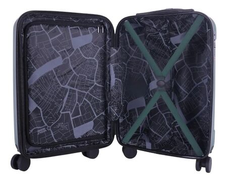Valija Wanderlust Hard Abs 20 Pulg Expand Verde Oscuro 41109