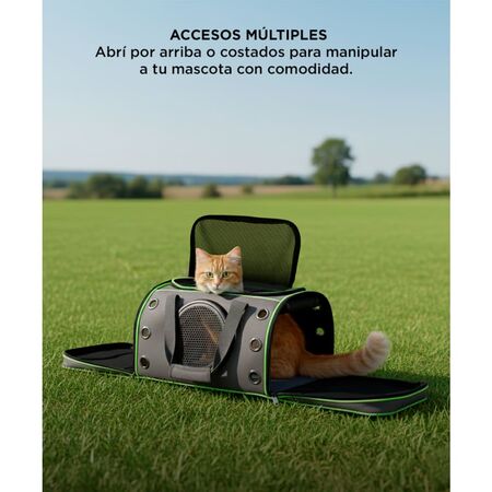 Bolso Transportador de Mascotas Gadnic con Cápsula Ventana 360°