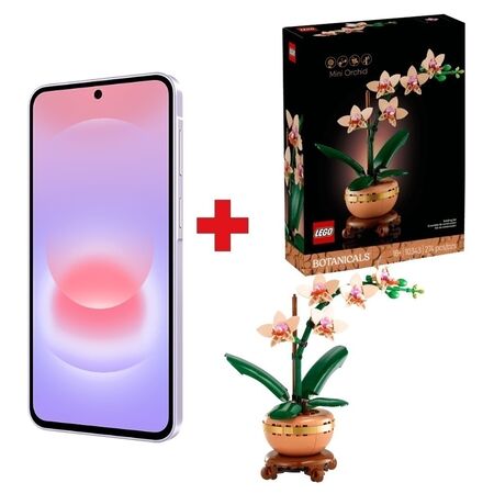 Combo Dia de la Madre Celular Samsung A37 256/8GB Lavanda + Mini Orchid Lego 10343