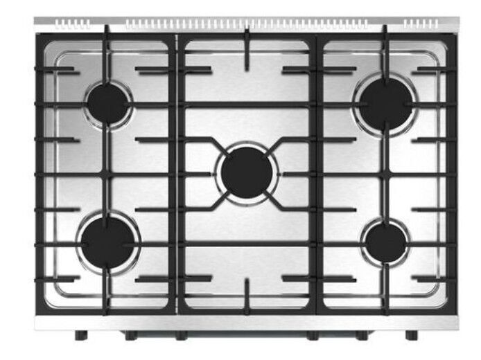 Cocina Morelli Saho Kuma 820 5 Hornallas Puerta con Visor a Gas - Vista 2
